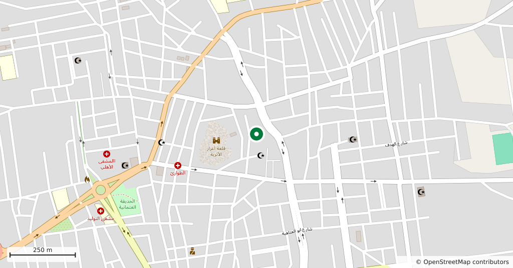 أعزاز — على الخريطة