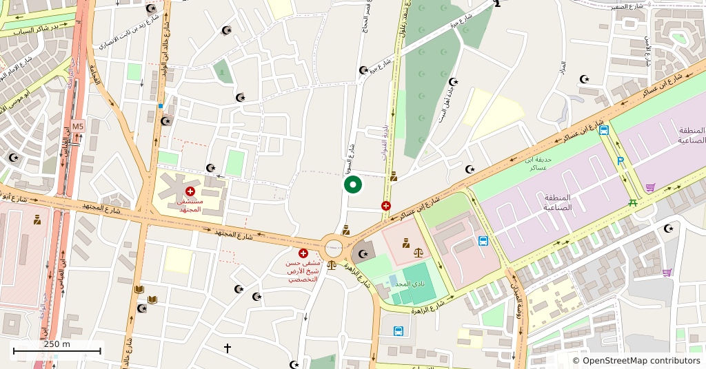 The Bab Musalla Mosque, Damascus — On the map