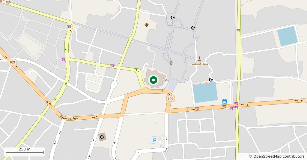 The Roman Theatre at Bosra — On the map