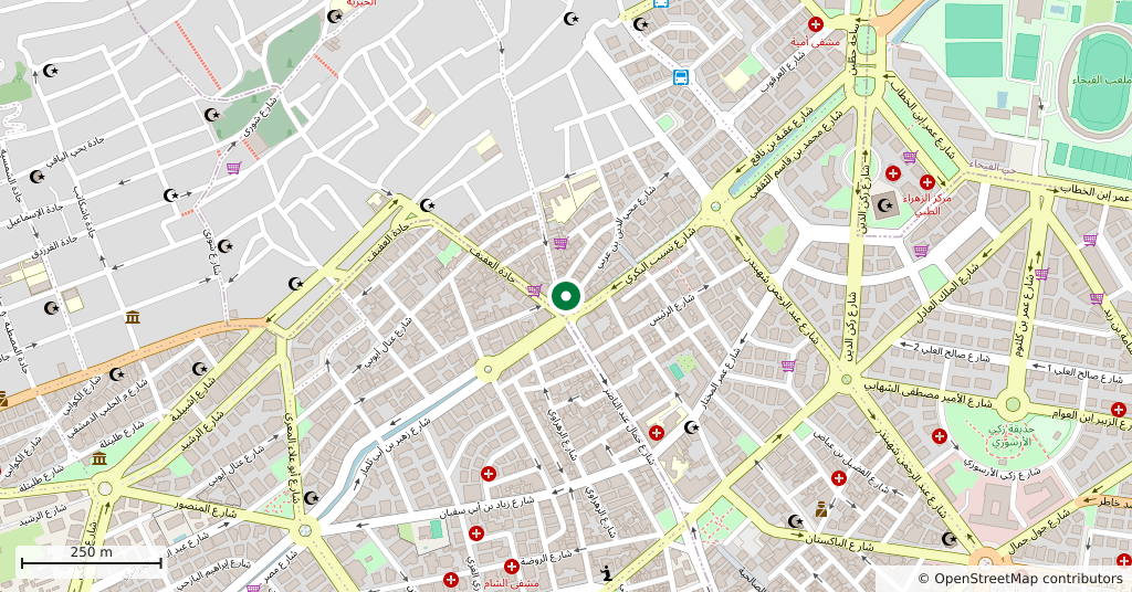 Cisr el-Ebyad Camii — Haritada
