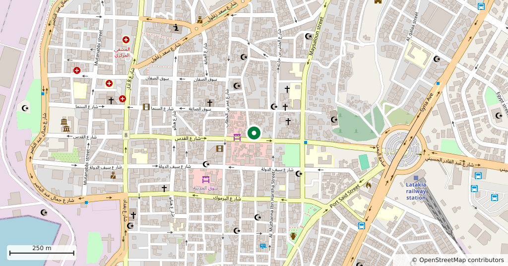 The Al-Jadid Mosque in Latakia — On the map