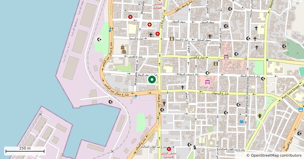 Hamidiye Serail, Latakia — On the map