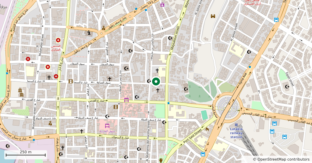 St Nicholas Church, Latakia — On the map