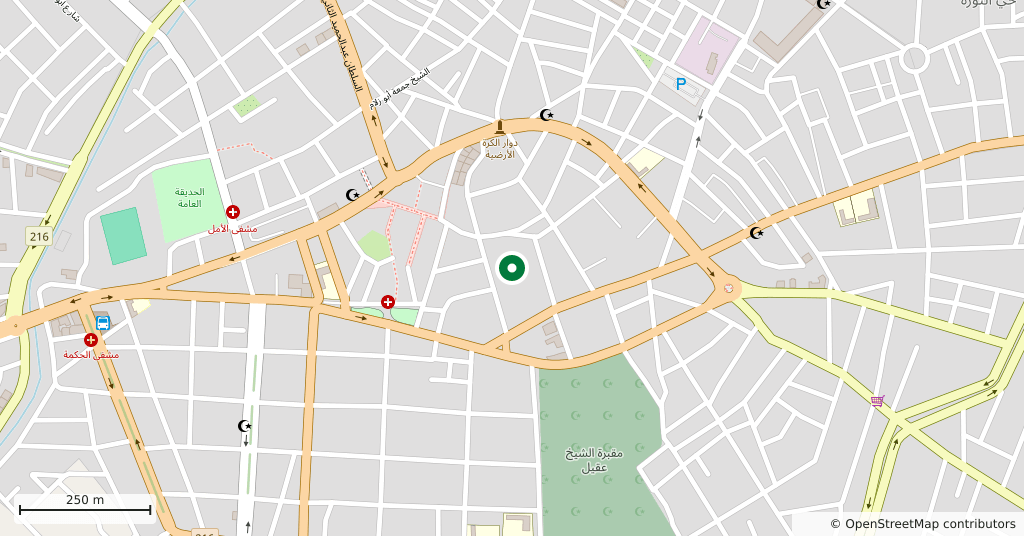 منبج — على الخريطة