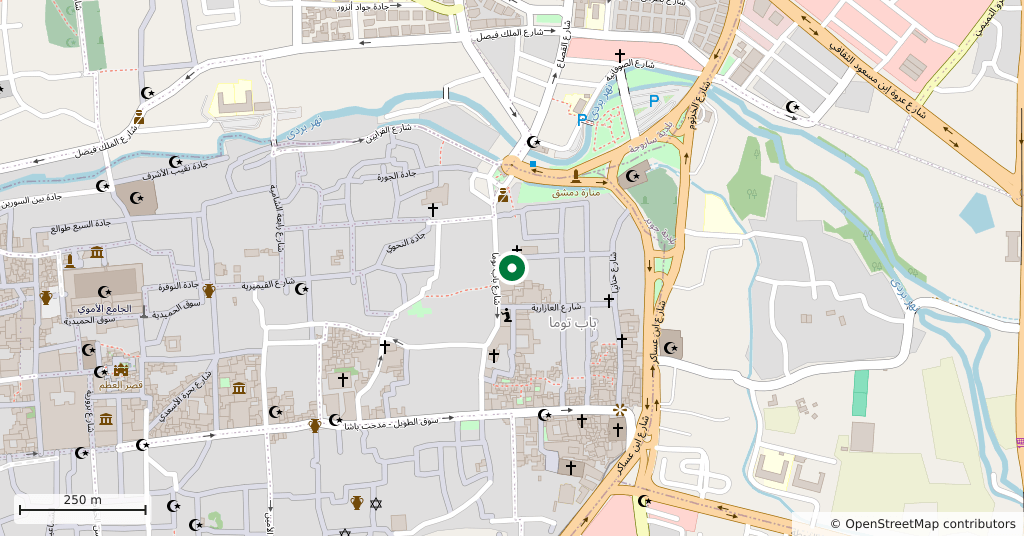 The Latin Monastery: where the 1860 massacre reached in Damascus — On the map