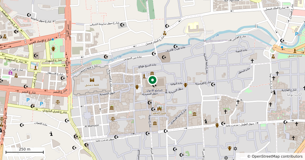 The Mausoleum of Saladin — On the map
