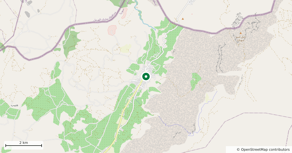 Serğaya — Haritada