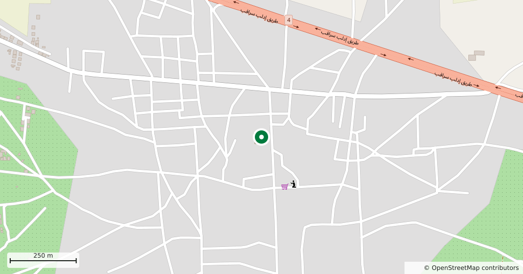 الجامع الكبير في سرمين — على الخريطة