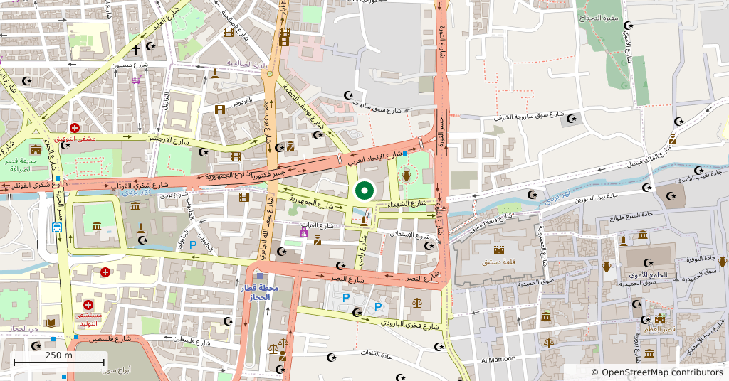 The Yalbugha Mosque at Marjeh Square — On the map