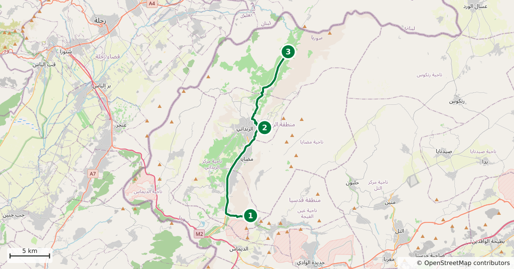 Rotanın haritası