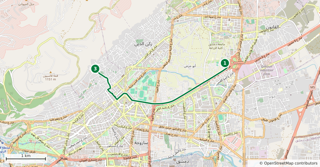 Rotanın haritası